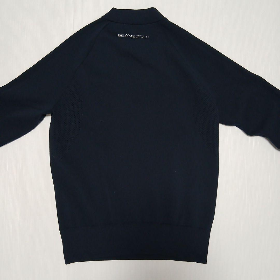 BEAMS GOLF 24年モデル ストレッチ切替 モックシャツ