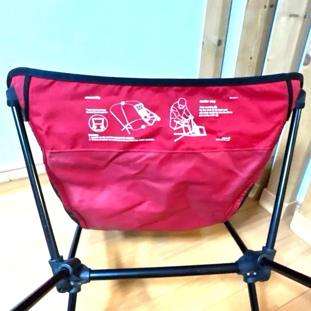 値下げ　Helinox Chair Two ヘリノックス　チェアツーレッド廃盤色