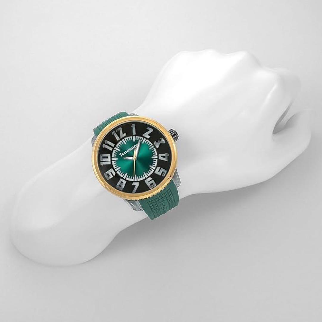 テンデンスFLASH グリーン文字盤