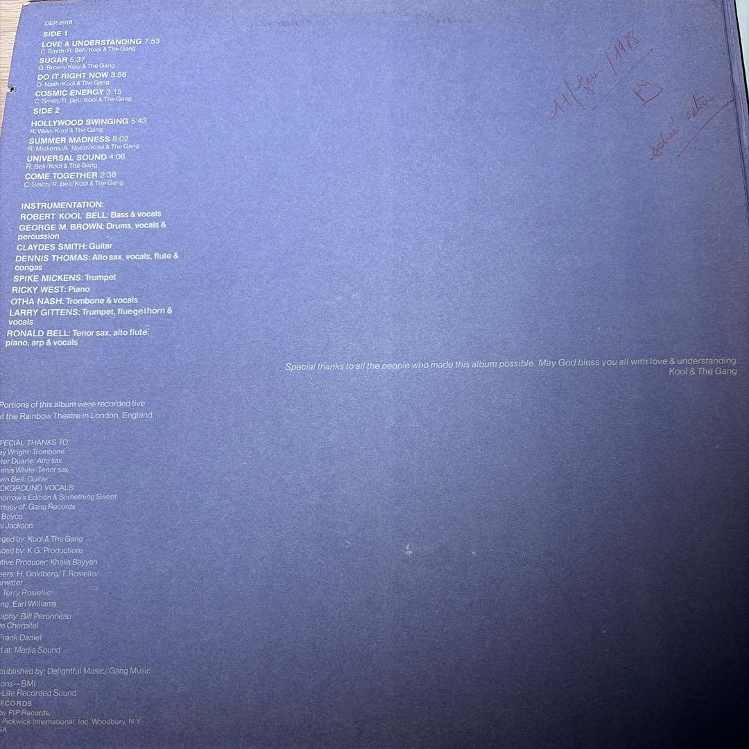 洋楽 Kool & The Gang Love & Understanding LP