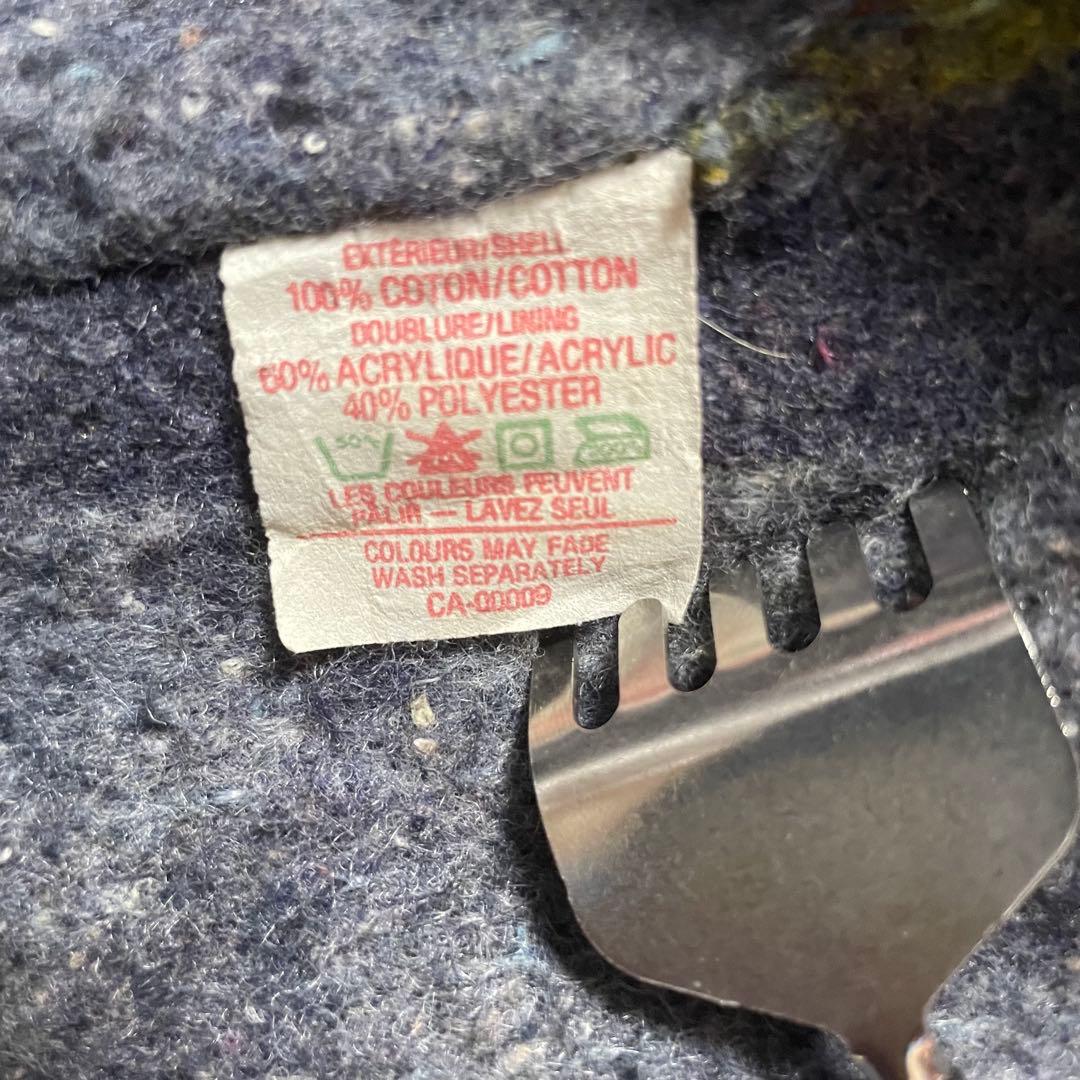 人気90s STORM RIDER襟コーデュロイ デニムジャケット裏地付き 44