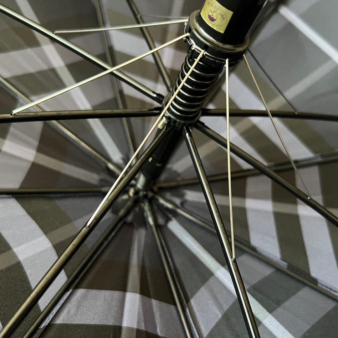 Burberry バーバリー 長傘 レディース ネイビー 保存袋付き