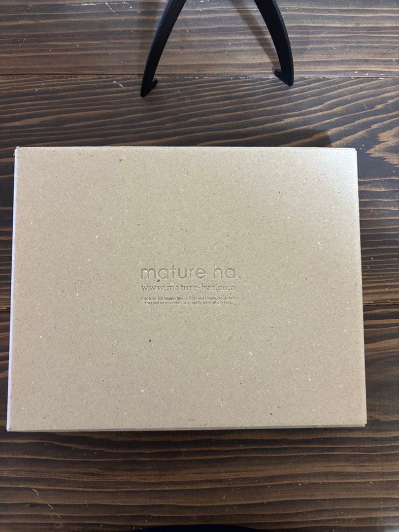 マチュアーハ mature.ha ボックスハット 夏 麦わら2点 秋冬グレー1点