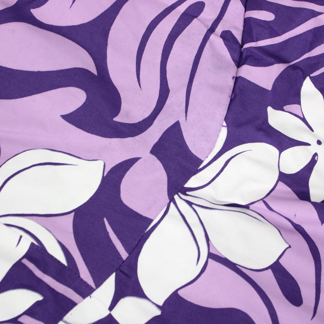 【フラダンス用衣装】HULAGIRLS パープル フリル付き ワンピース ドレス