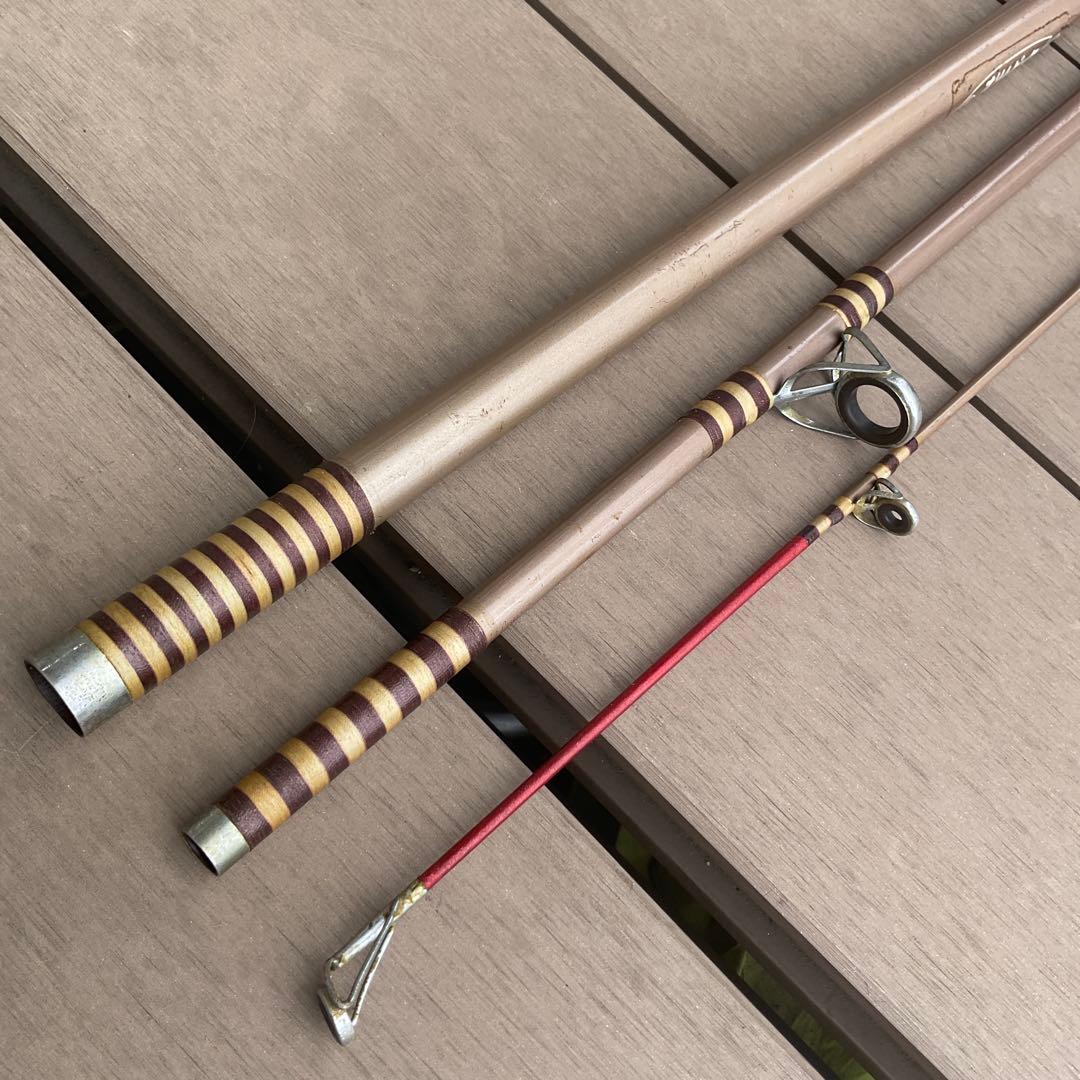 2本セット　OLYMPIC オリムピック　投げ竿　ホノルル　330　グラスロッド