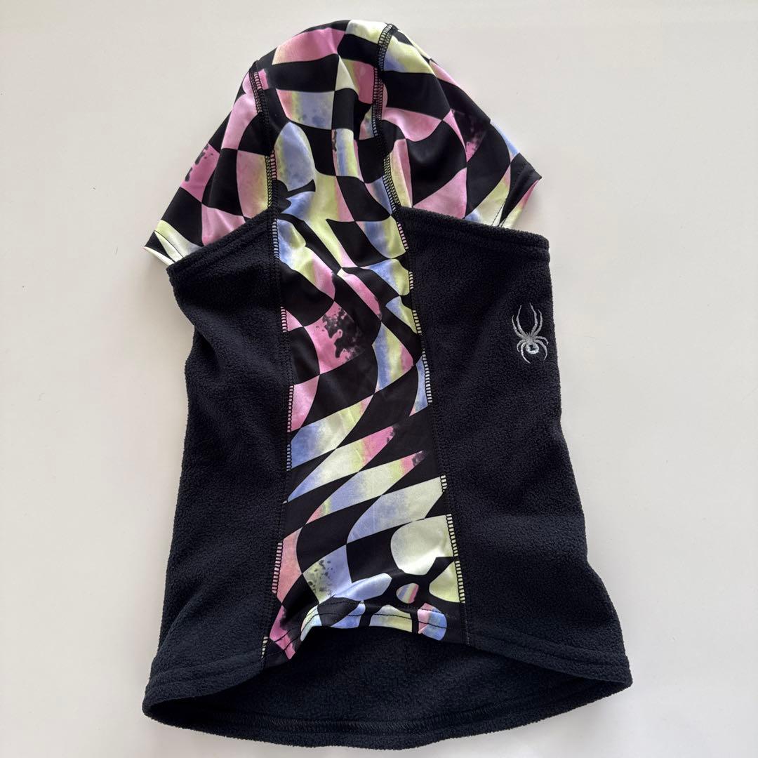 美品SPYDER スパイダー キッズスキーウェア 女の子12歳用　バラクラバ付き