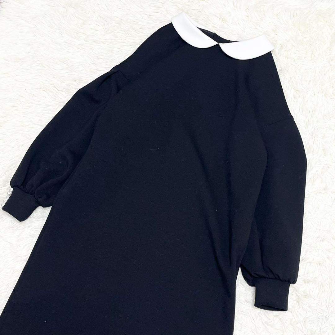 【完売 WEB限定】Sov. ミリオラメントダブルエアーパール刺繍ワンピ