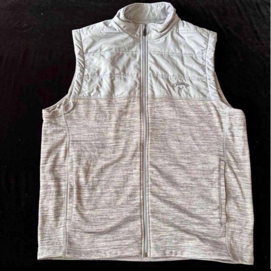 B280 新品ゴルフウェアCallway2点セット　ベスト&プルオーバー (L)