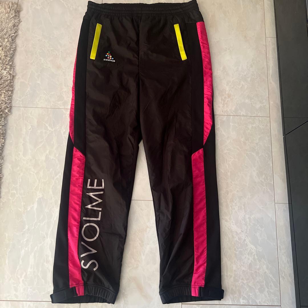 スボルメ SVOLMEドットピステ上下セット ブラック/マルチカラー