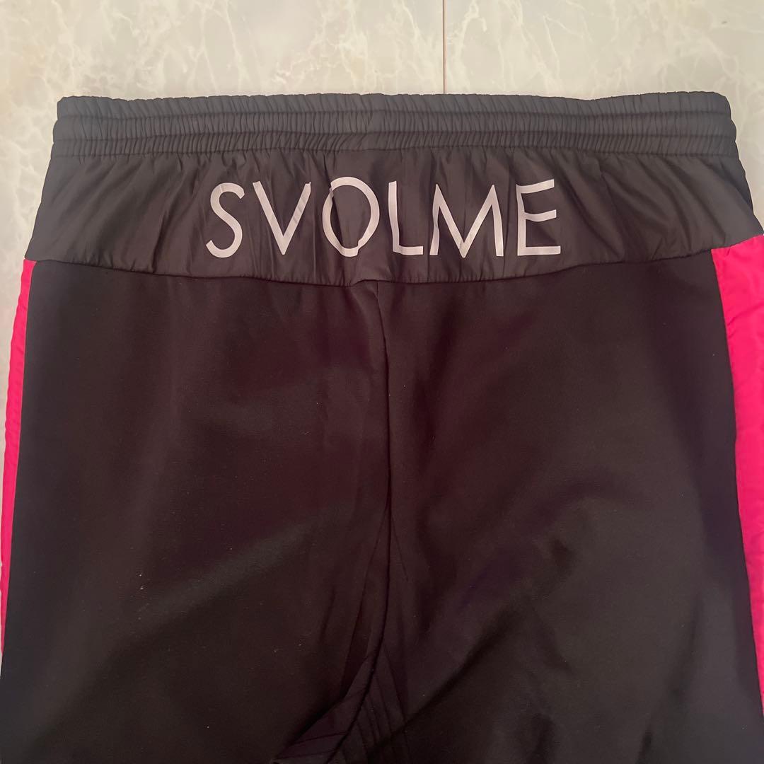 スボルメ SVOLMEドットピステ上下セット ブラック/マルチカラー