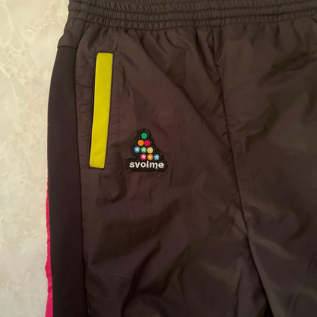 スボルメ SVOLMEドットピステ上下セット ブラック/マルチカラー