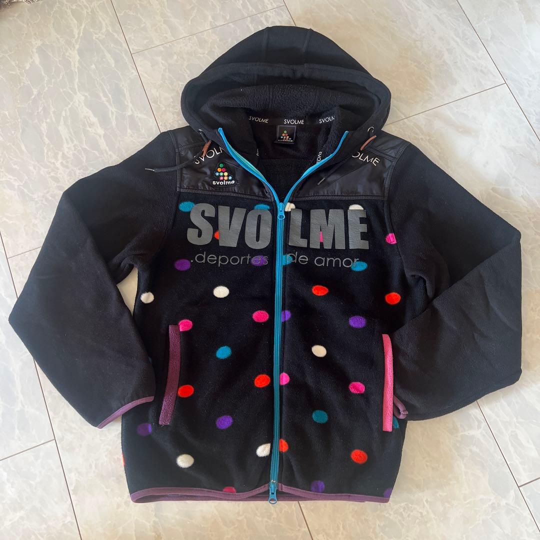 スボルメ SVOLMEドットピステ上下セット ブラック/マルチカラー