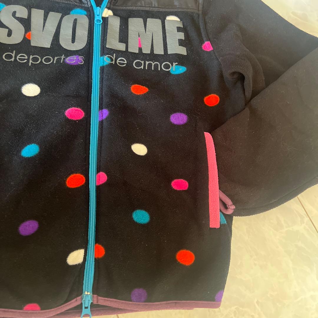 スボルメ SVOLMEドットピステ上下セット ブラック/マルチカラー