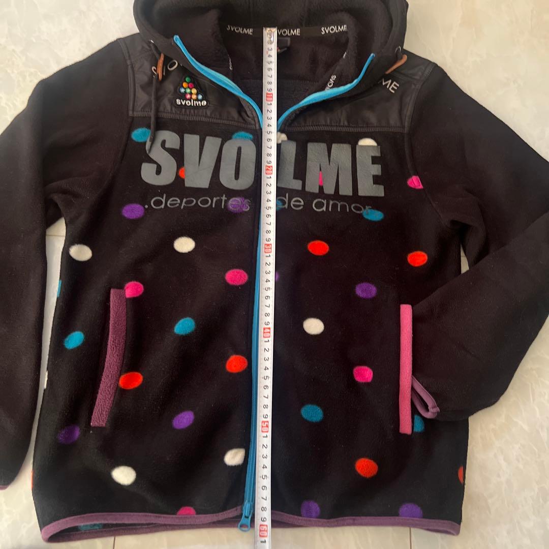 スボルメ SVOLMEドットピステ上下セット ブラック/マルチカラー