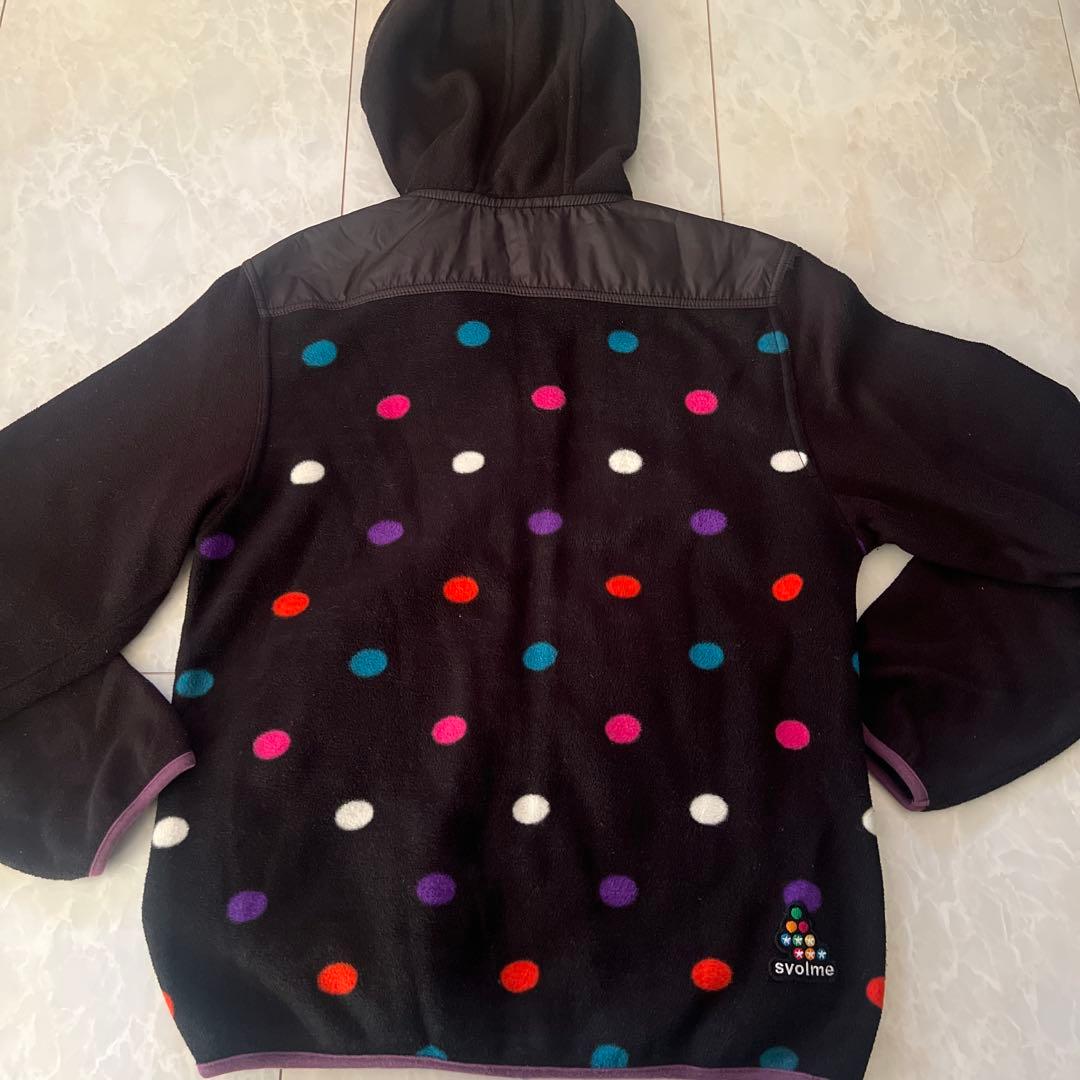 スボルメ SVOLMEドットピステ上下セット ブラック/マルチカラー