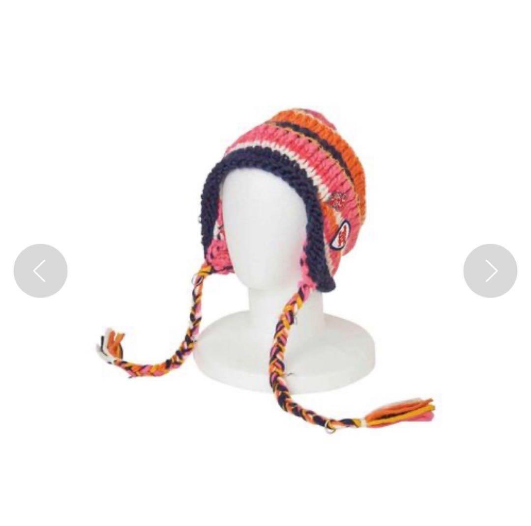 MOTOR CITY BABY 手編みボーダーニットキャップ