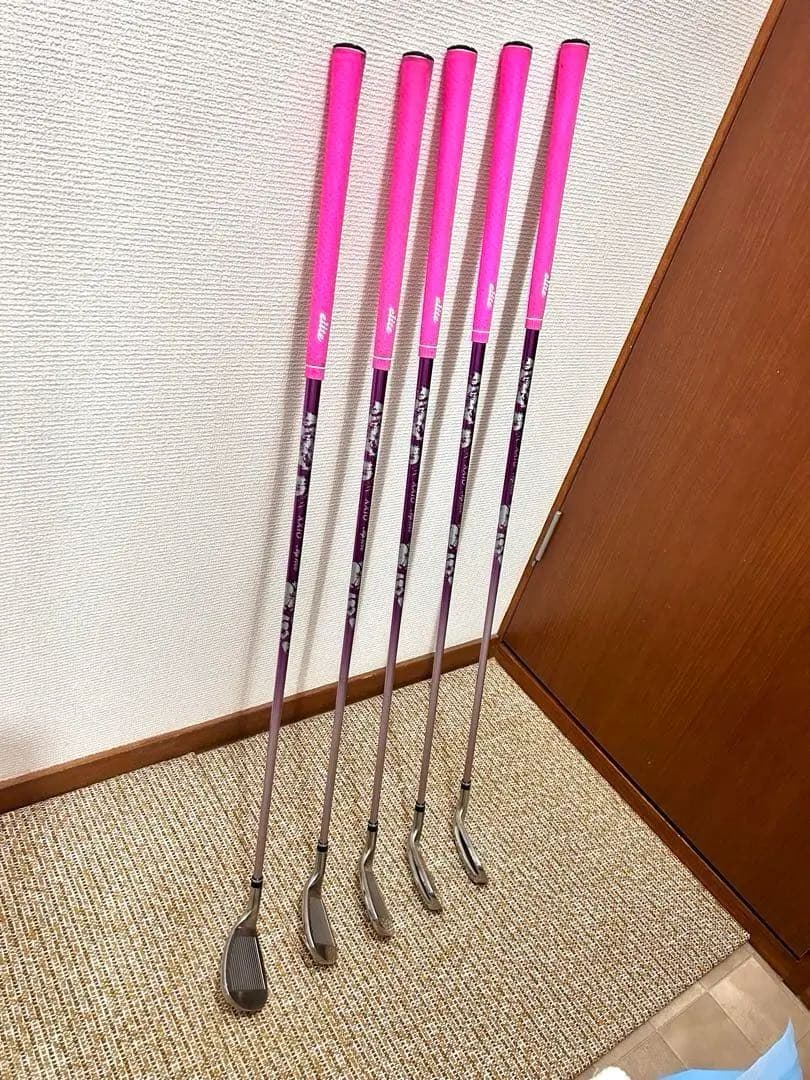 美品■レディースアイアン　ゼクシオ10 5本　ゴルフクラブ　フレックスA