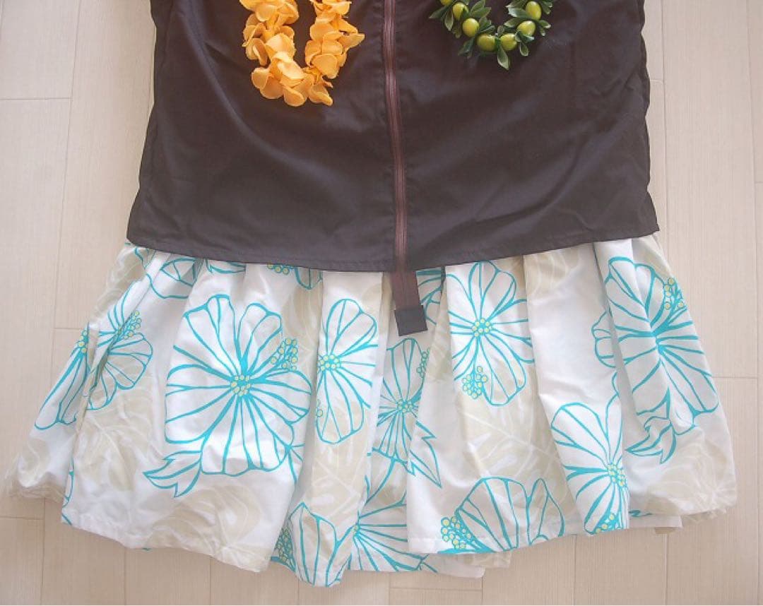 フラガール柄 ガーメントバッグ 衣装バッグ ドレスバッグ フラダンス ハワイアン