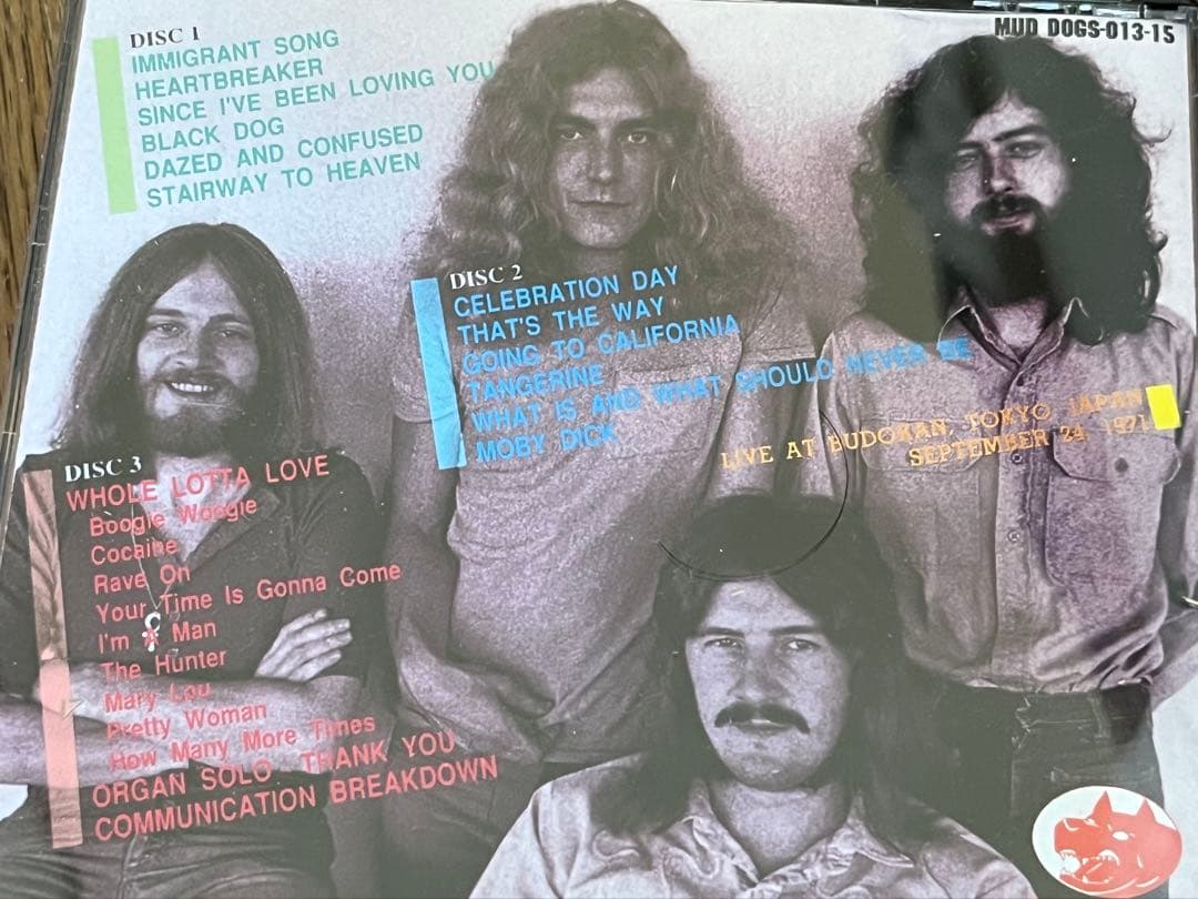 洋楽 LED ZEPPELIN Live in Tokyo 3CD