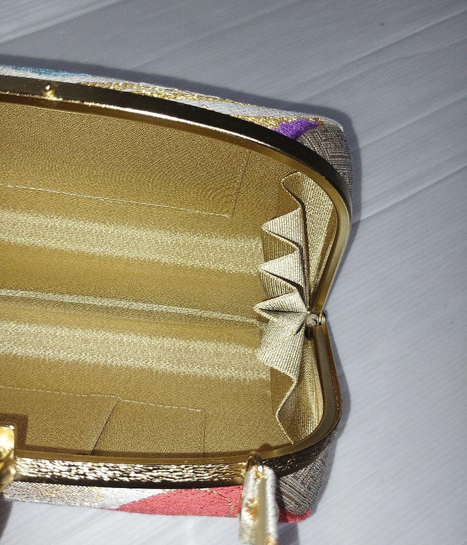 未使用　草履　バッグ　セット　正絹　優花緒　花柄　和装　日本製