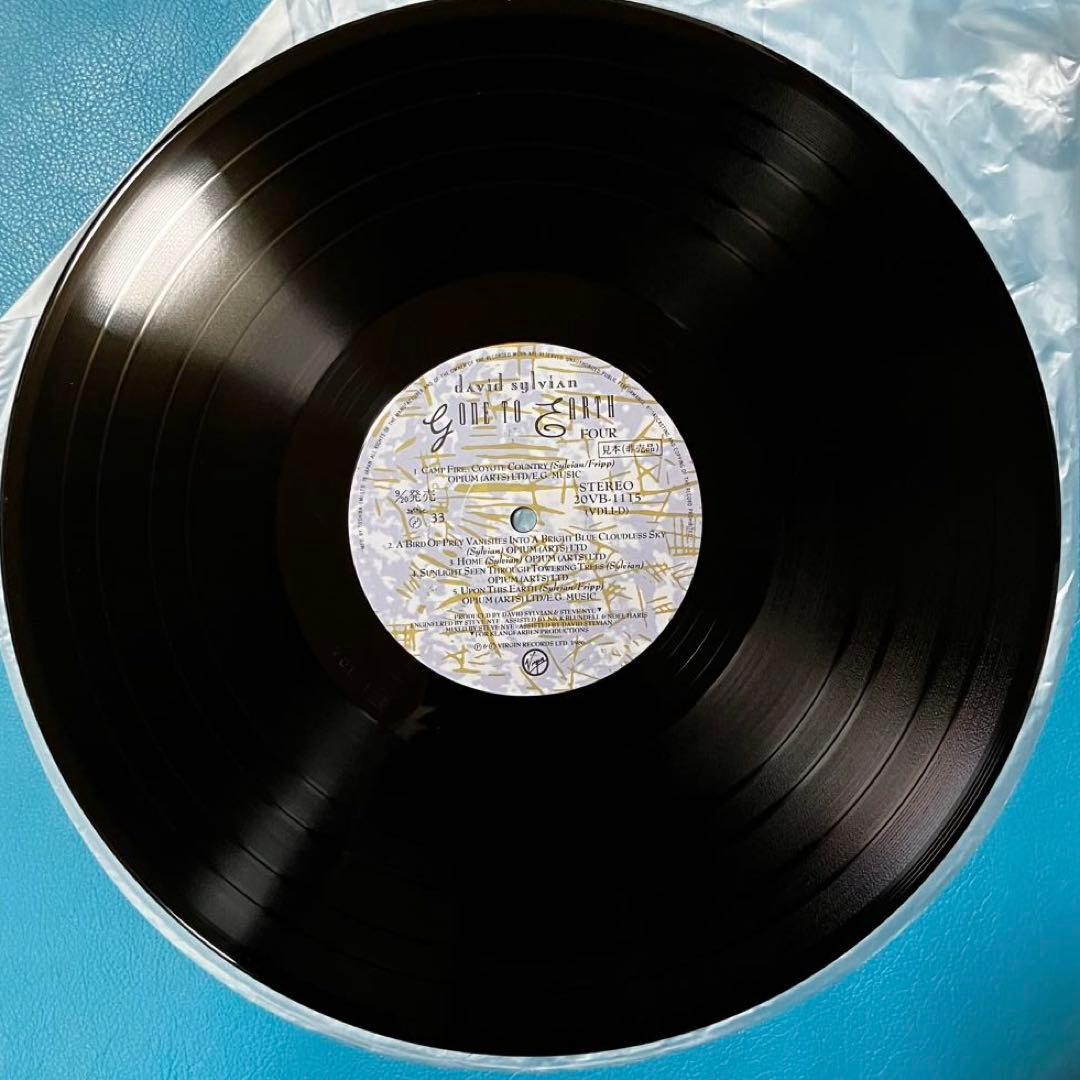 【国内プロモ盤LP】David Sylvian/ 「Gone To Earth」