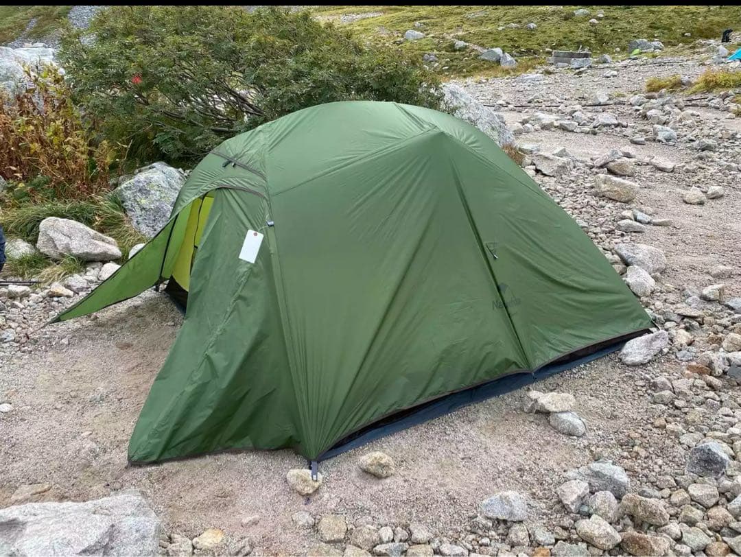 Naturehike Cloudup 3 テント 3人用 グリーン