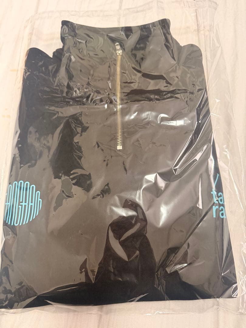 新品 TANGRAM 26ss LOGO HALFZIP SWEAT BLU