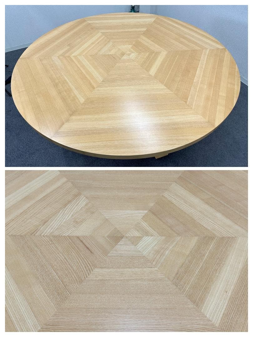 カッシーナ■452 LA ROTONDA　テーブル　木天板　 最高級　ダイニング