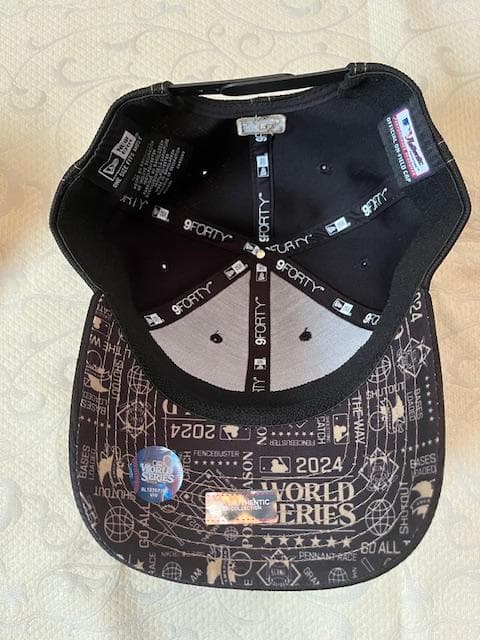 NYヤンキース2024ポストシーズン2回優勝時選手着用９シリーズ2組限定CAP