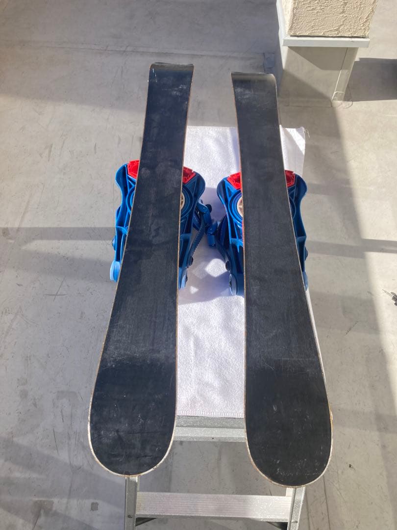 ショートスキー(ファン)スノーボードブーツ用SALOMON×SALOMON 青赤