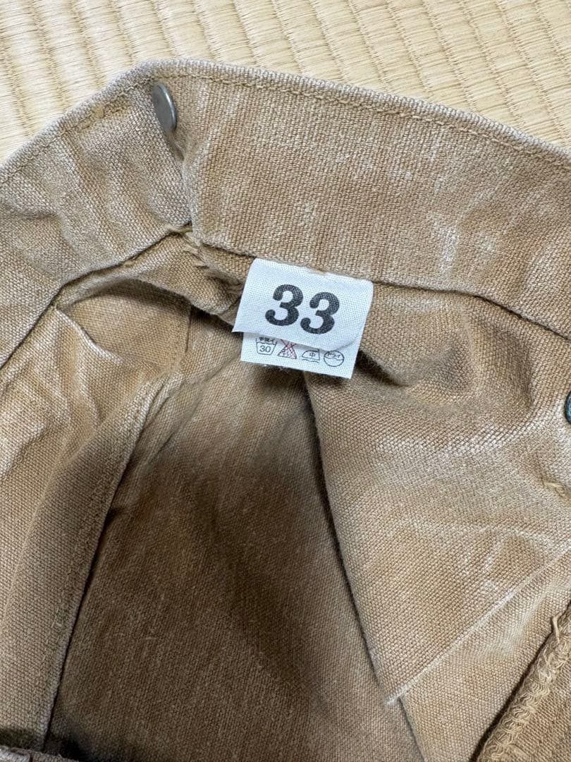 ダックディガー（ウエアハウス）ヘビーダック地　パンツW33 試着のみ