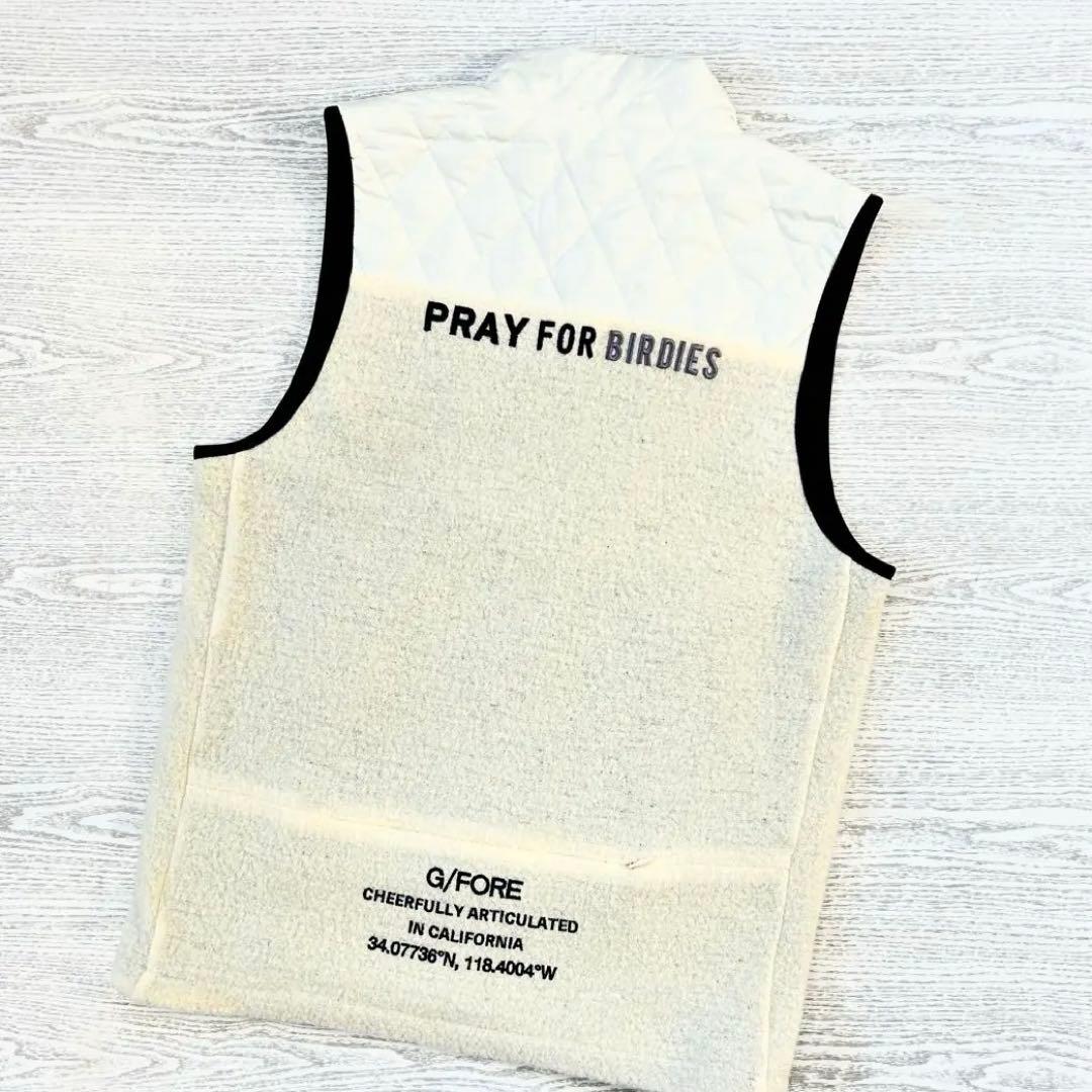 G/FORE ジーフォア　中わたキルト コンビネーション フルジップベスト