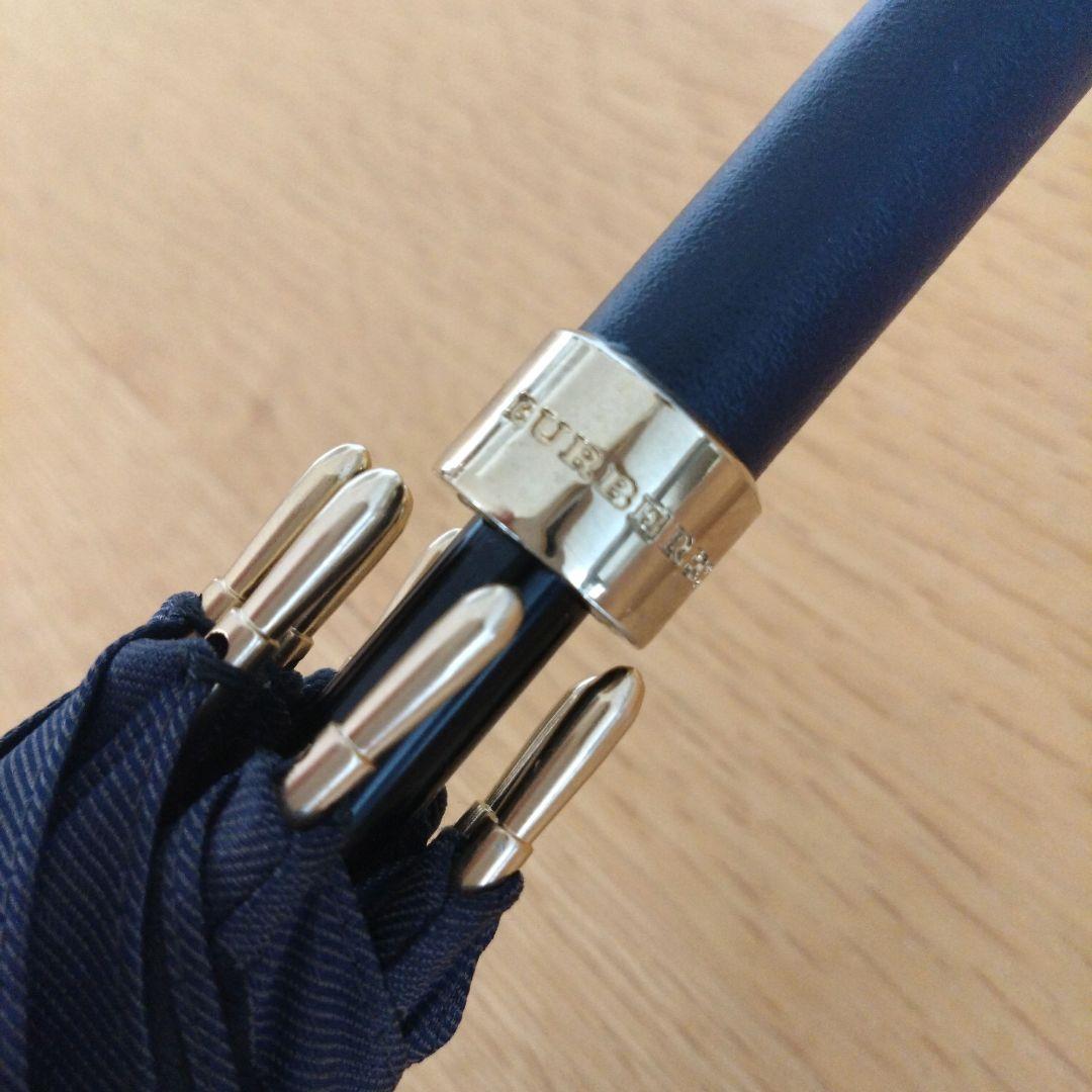 BURBERRY❦紺色 長傘 美品