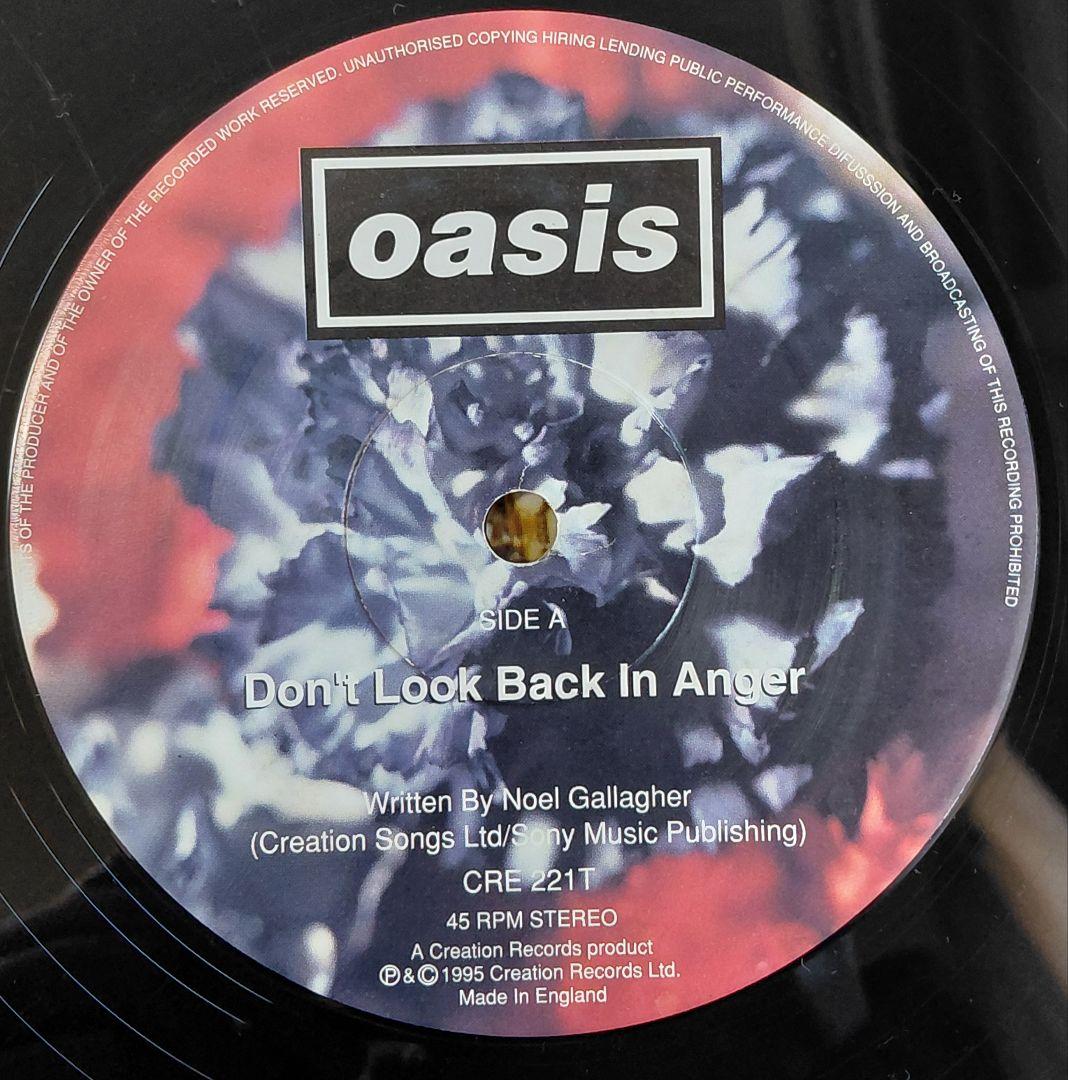 OasisオアシスDon't Look Back In Anger UKレコード
