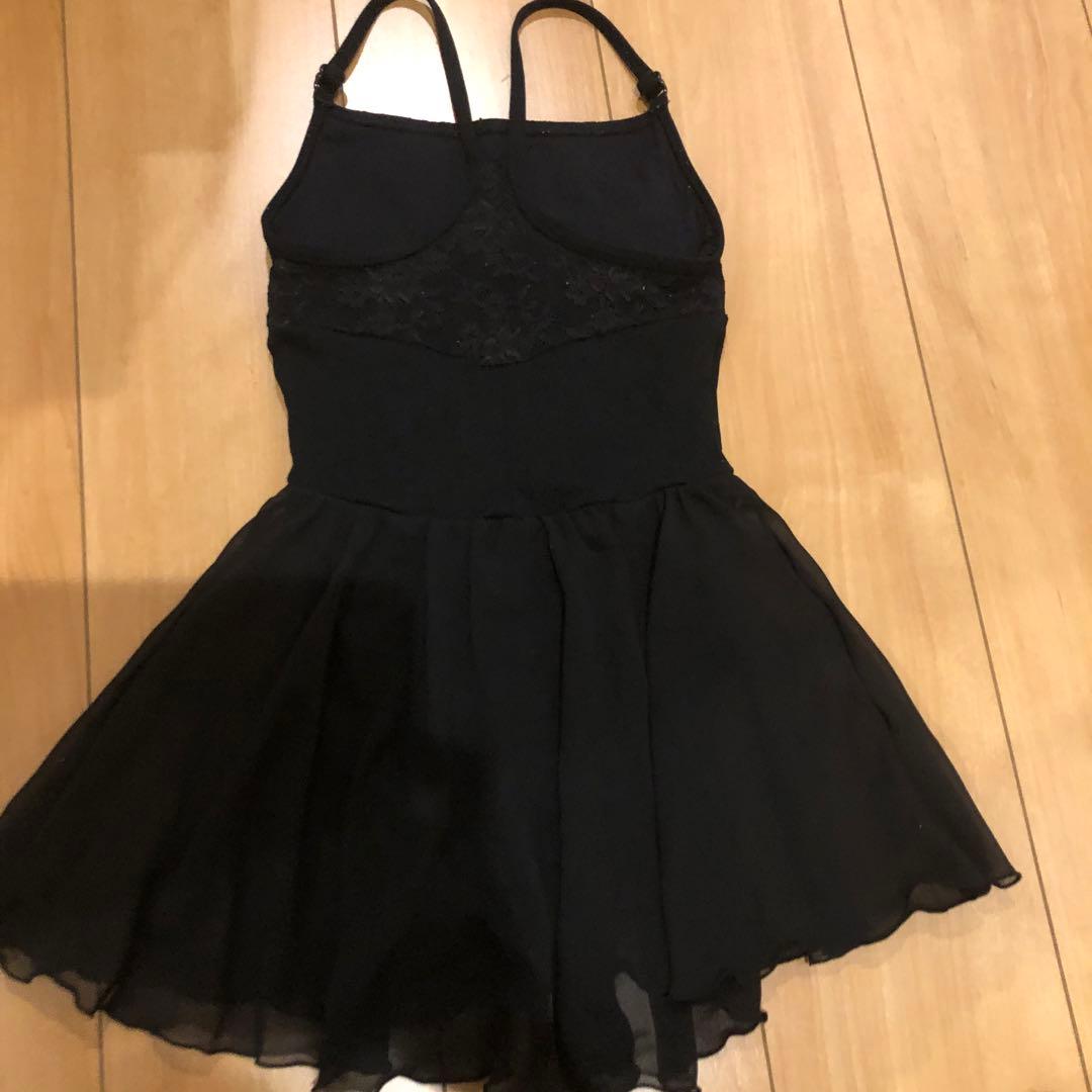 チャコット　ワンピース　レオタード　ブラック　140cm