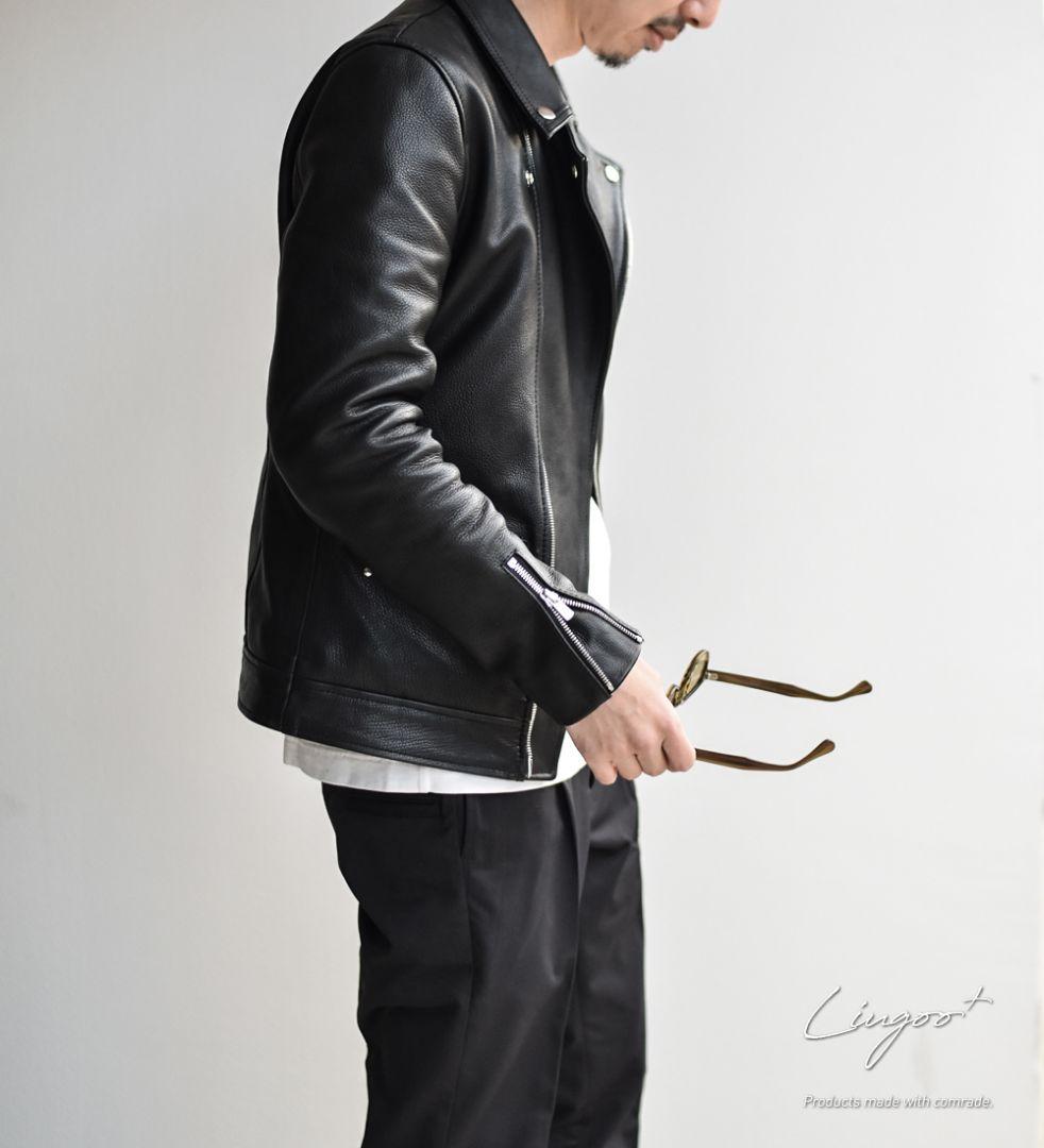 Liugoo本革 サイクロンダブルライダース オトコフクdx