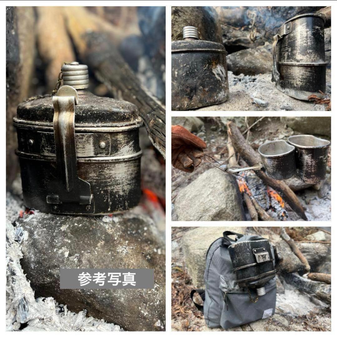 新品ブルガリア軍 3ピース キャンティーンセット メスティン 水筒 バルカン飯盒