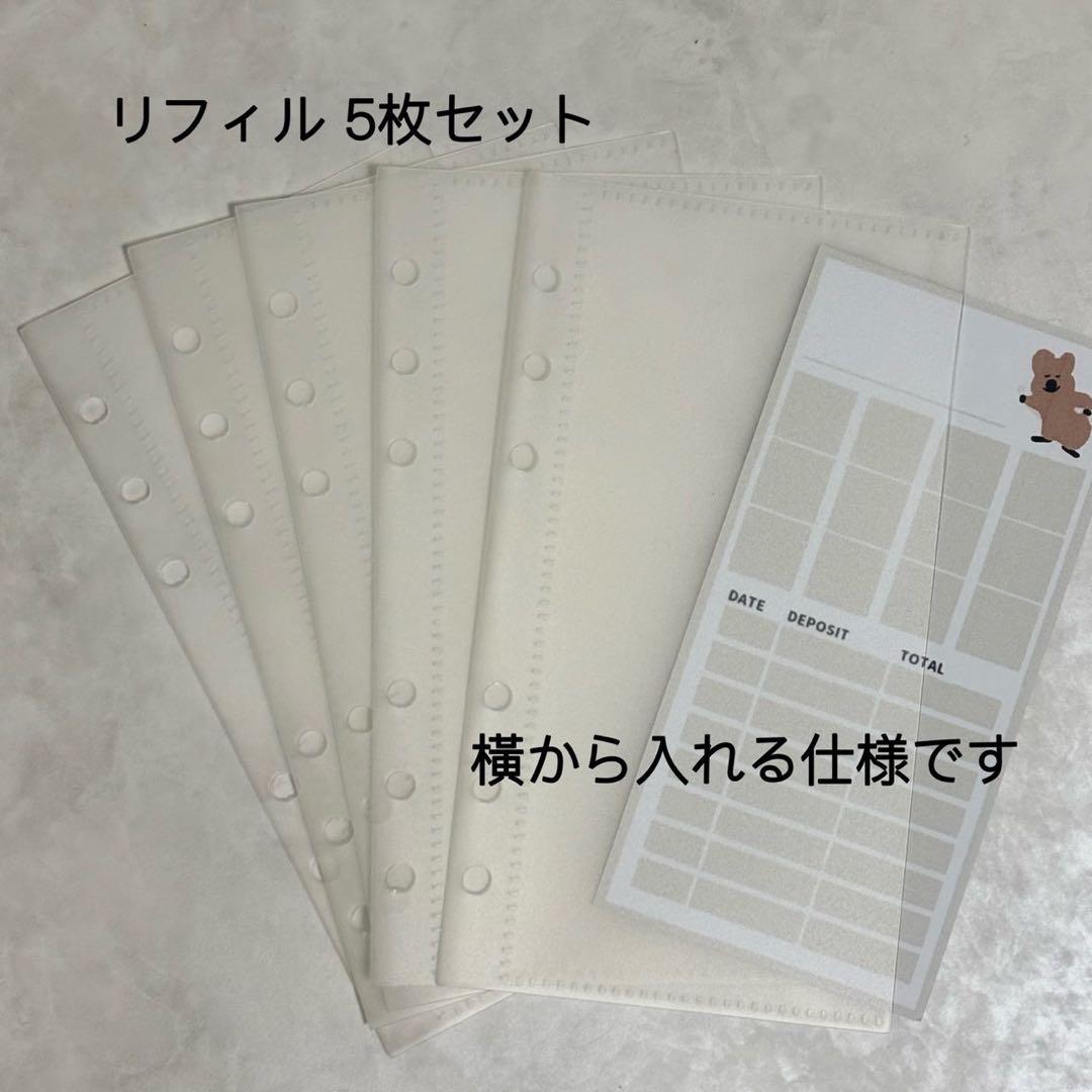 ✨リンゴ ✨A6 アクリルレジンバインダー　リング付き×2