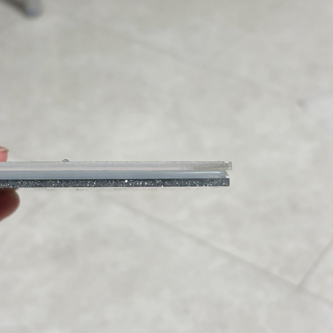 ✨リンゴ ✨A6 アクリルレジンバインダー　リング付き×2