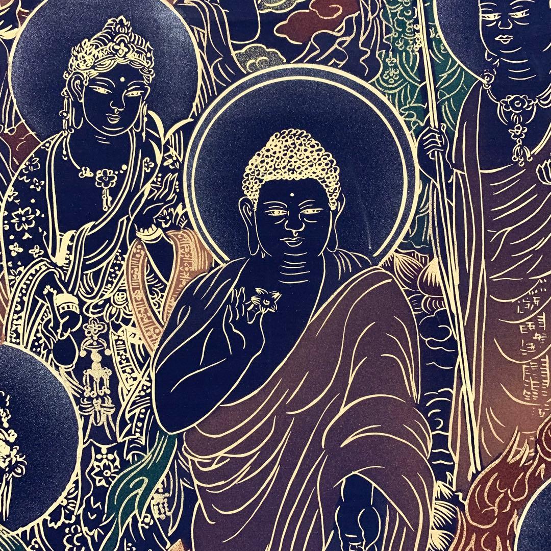 【掛軸】光林「十三佛」共箱 仏画 仏事 仏像