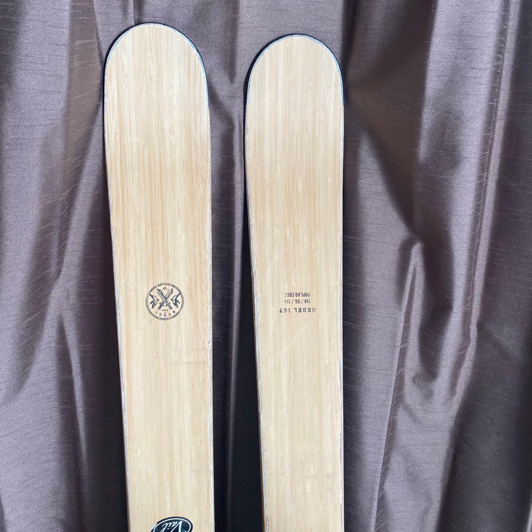 ZUMA スキー板BAMBOO 167 フィッシャースキーカバー付き！SALE！