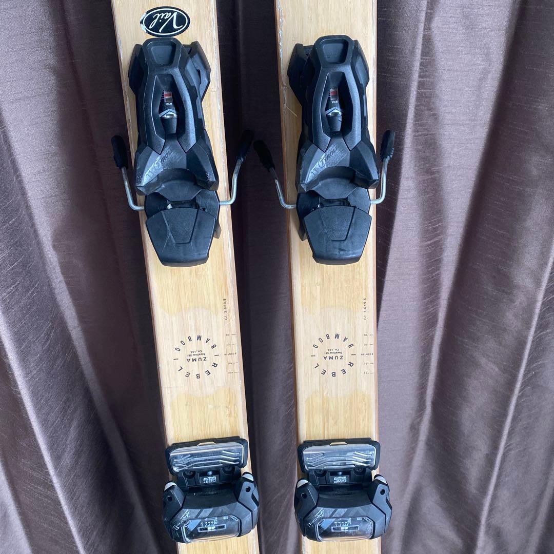 ZUMA スキー板BAMBOO 167 フィッシャースキーカバー付き！SALE！