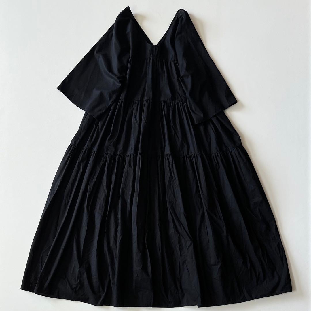 ▼24SS美品✨ プラージュ tiered ドレス ティアードVネックワンピース