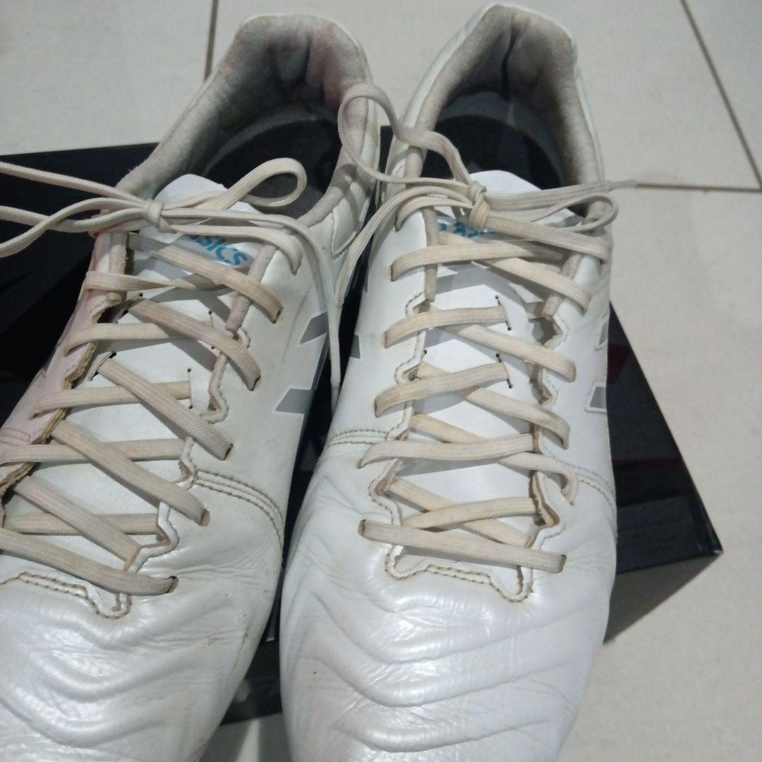 アシックス DS LIGHT ホワイトサッカーシューズ26.5サイズ