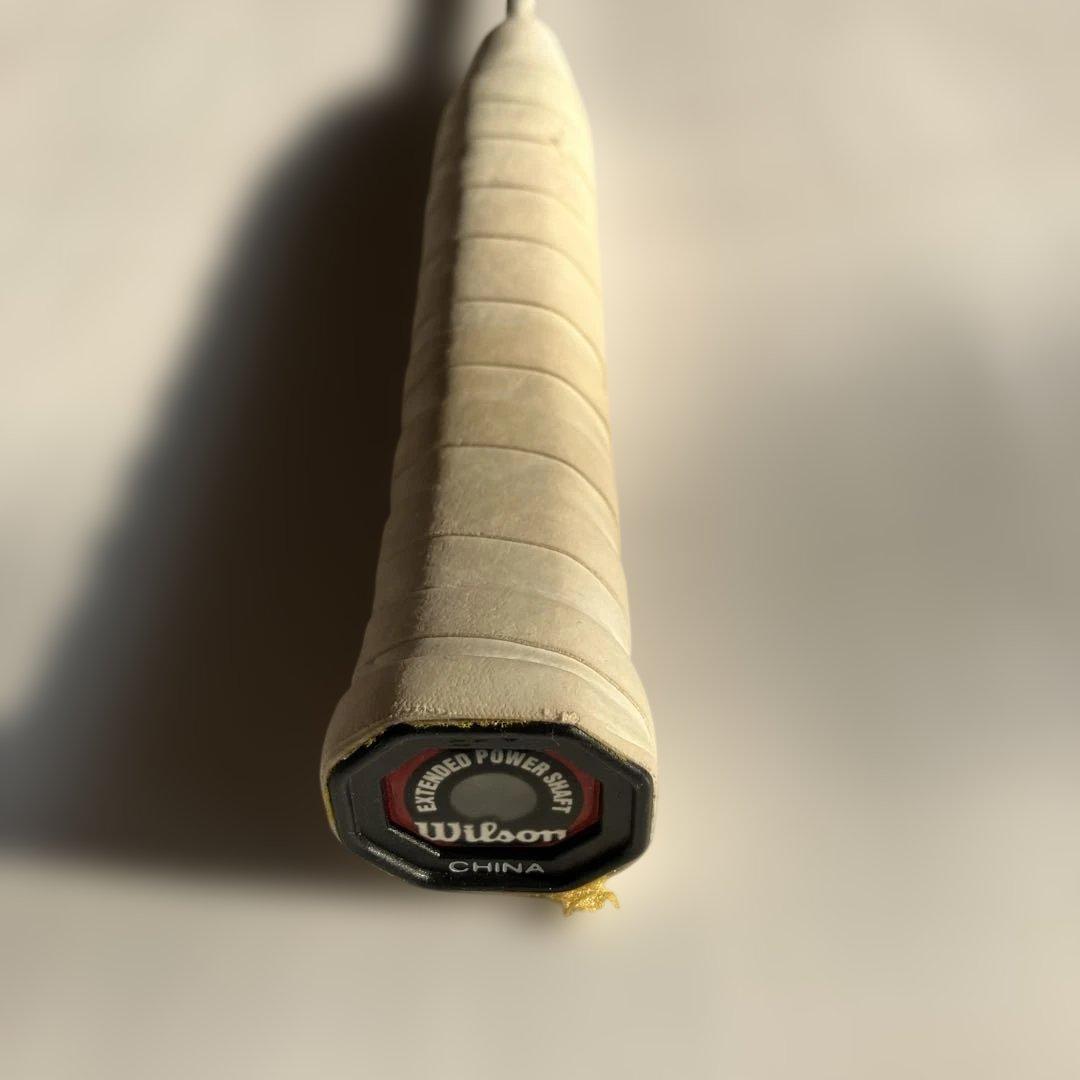 Wilsonバドミントンラケット ZONEホワイト ブラック