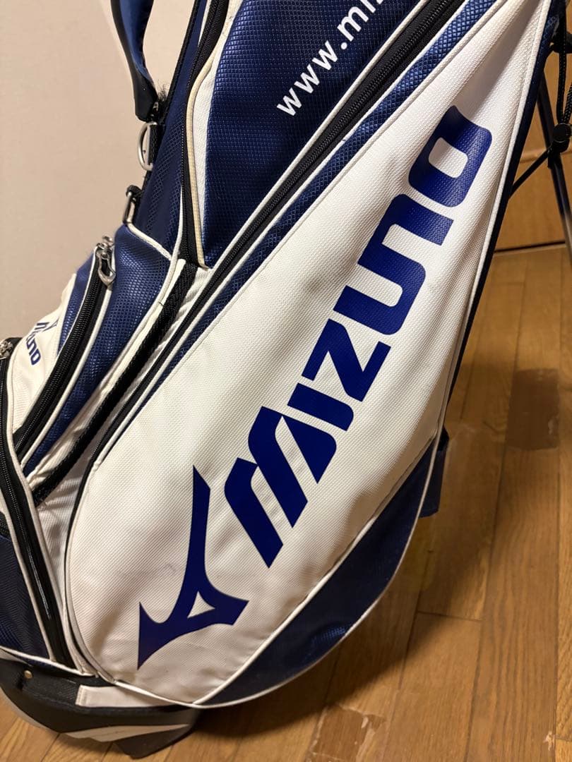 MIZUNO キャディバッグ & クラブスタンド 2個セット