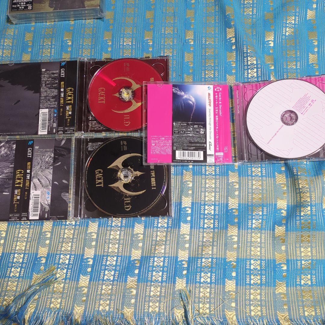 Gackt　CD　　DVDまとめ売り