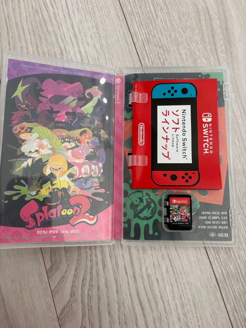 NintendoSwitch 本体 グレー(スプラトゥーン2ソフト付き)