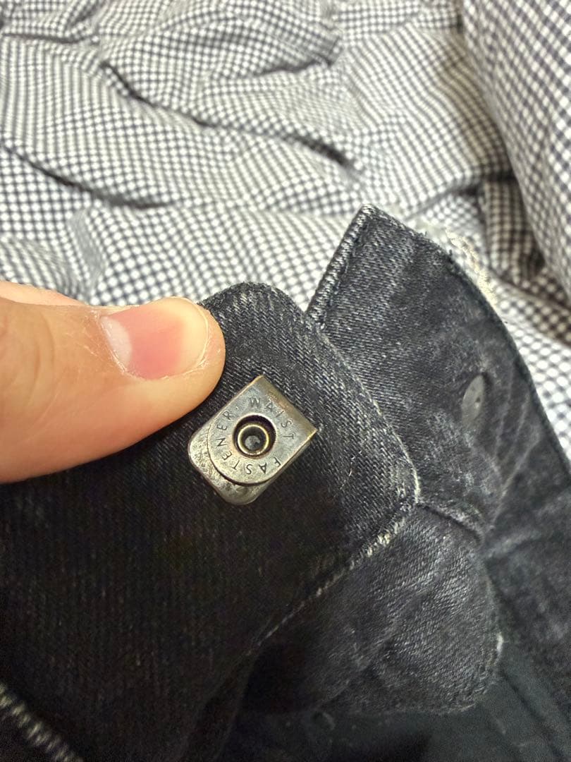 即購入⭕️ BALMAIN バイカーパンツ コーティング ブラック