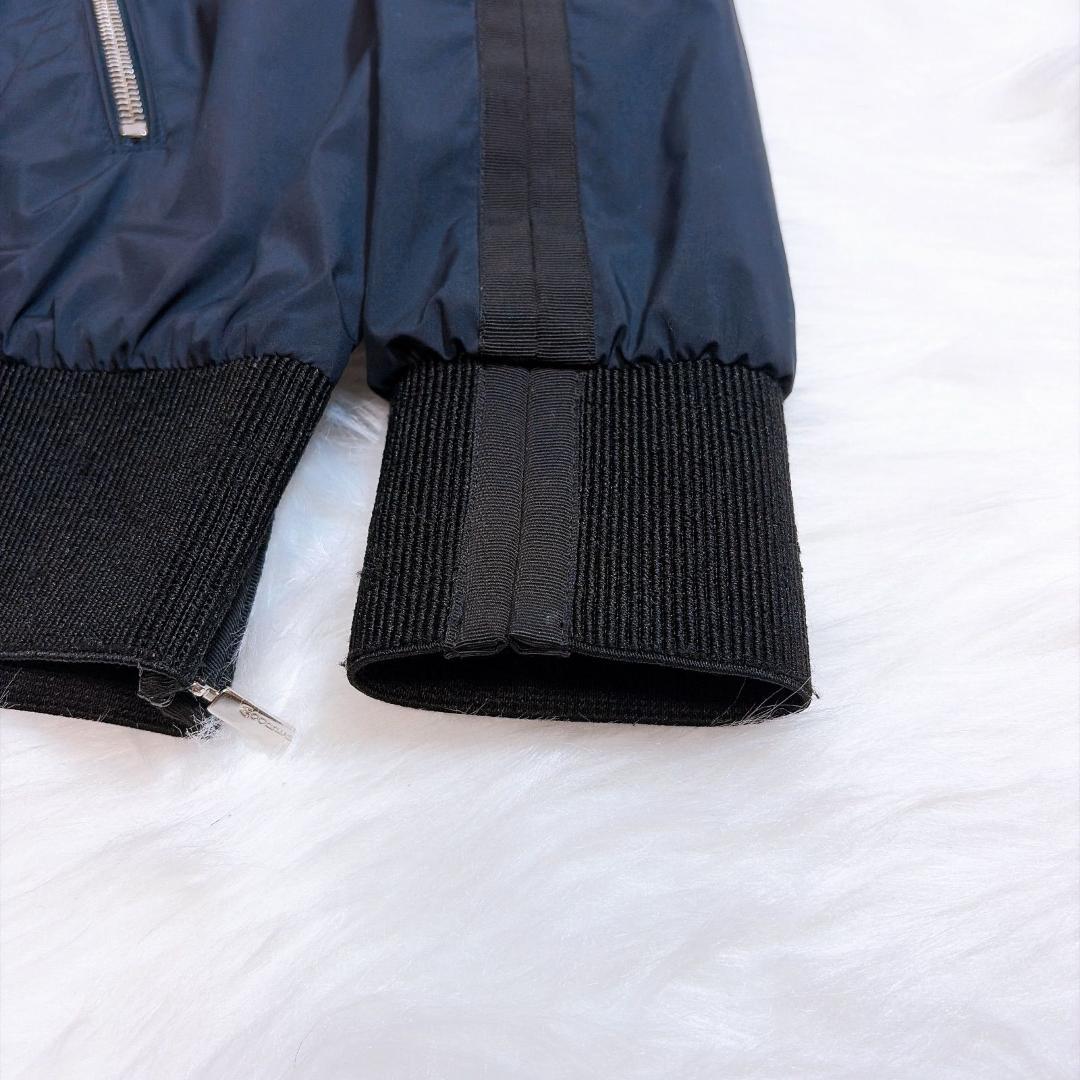 ムーレー　アクア　ボンバーシルエットジャケット ナイロン　ブルゾン